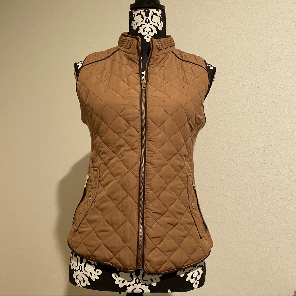 Brown Women Vest Small